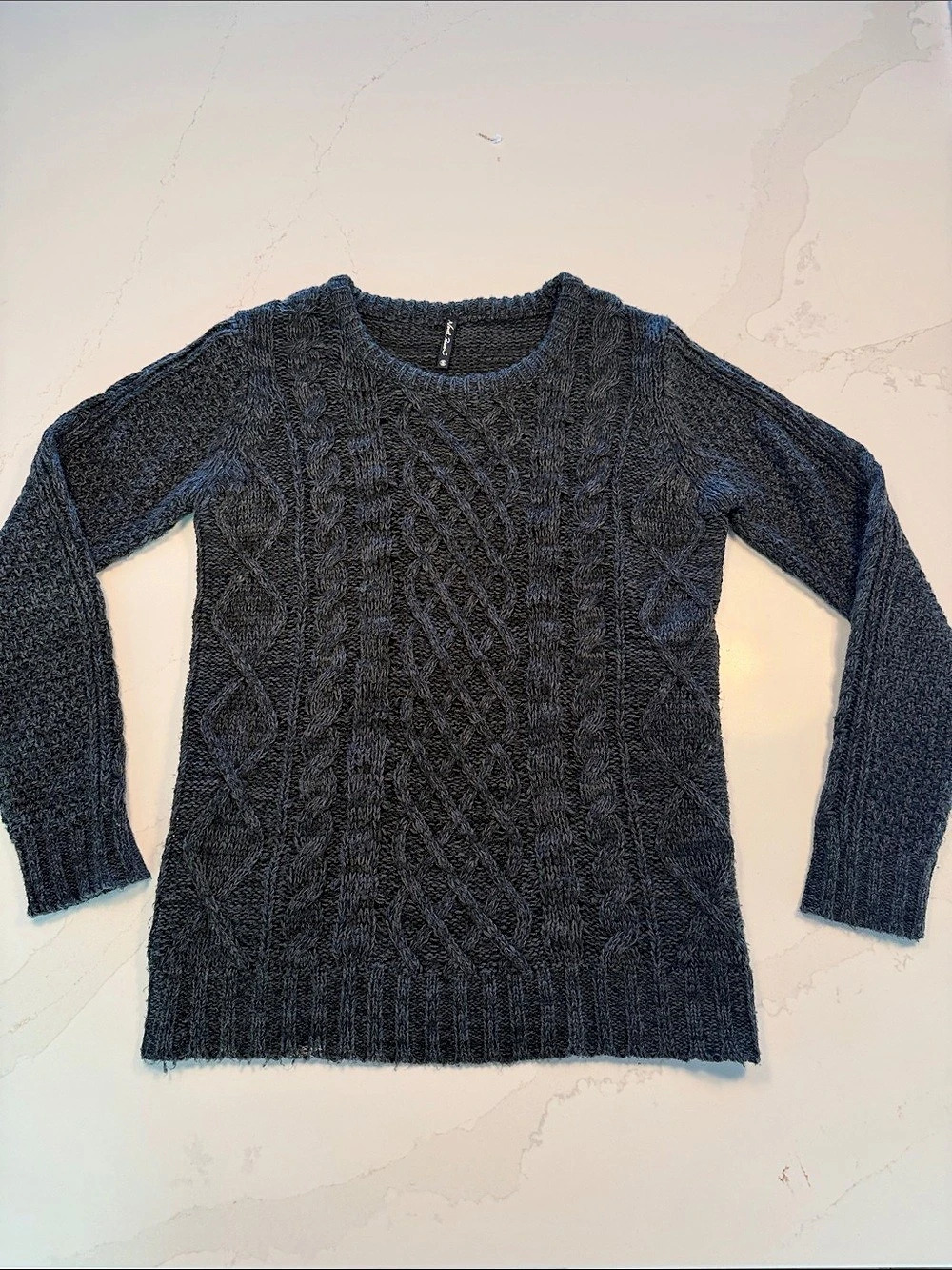 North River Knit Sweater in Black Size Small